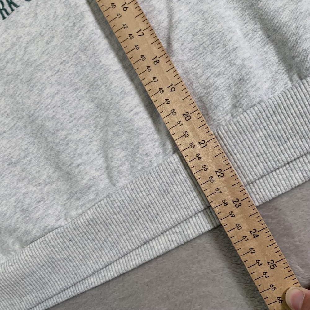 Hollister Sweatshirt Mens Medium NYC New‎ York City Chenille Applique Crewneck - Picture 5 of 11